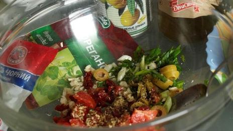 картофель, фаршированный в средиземноморском стиле