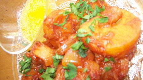 картофель, тушеный по-венгерски