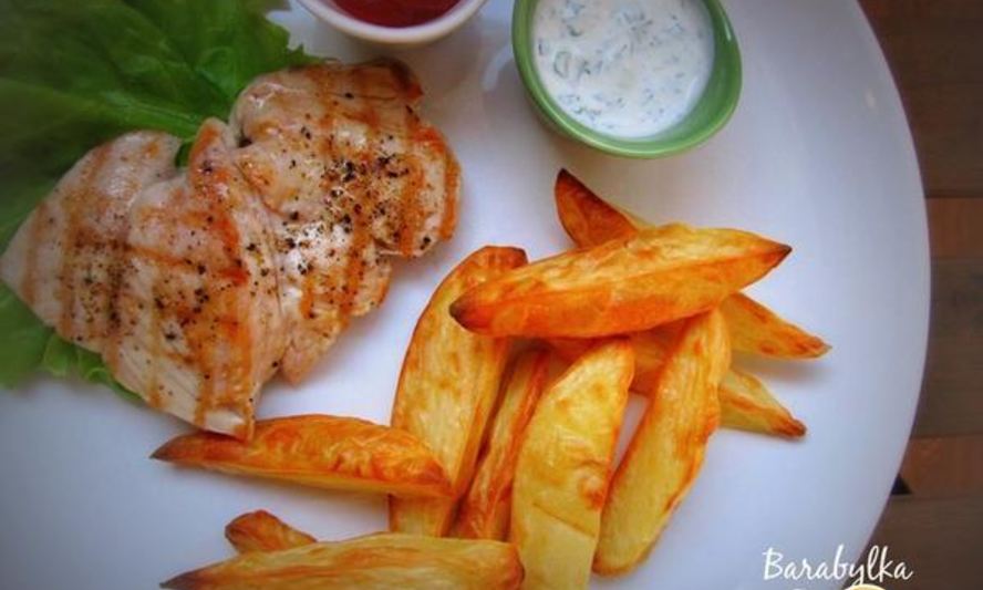 Рецепт картофель запеченный без масла