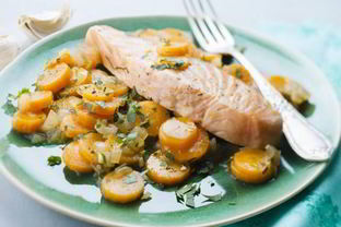 Морковь жареная с чесноком и тмином