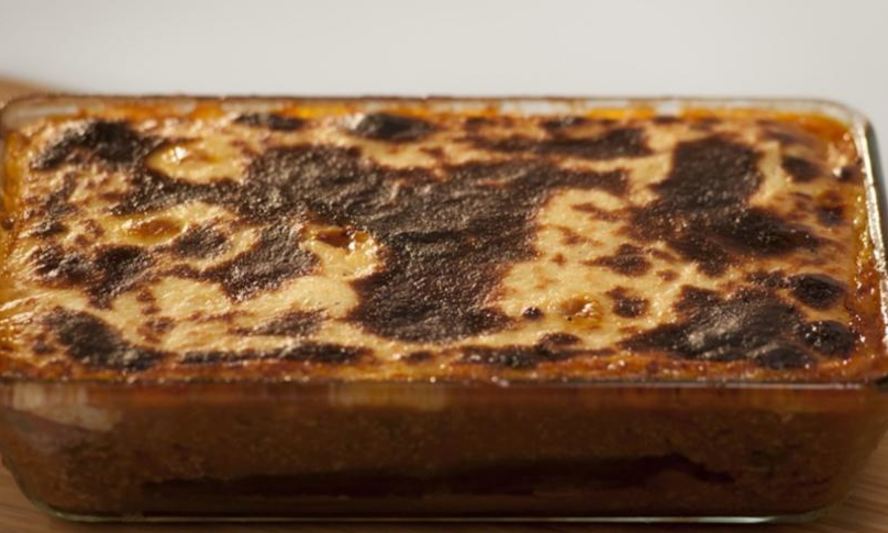 Рецепт мусака с бараниной и соусом бешамель