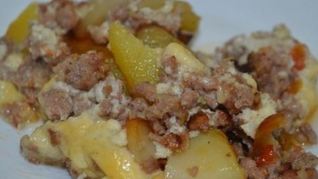 Мусака с картофелем и фаршем