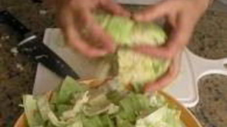 обжаренная капуста