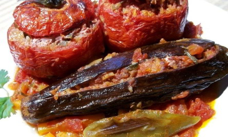 Рецепт овощи, фаршированные фаршем