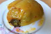 Перец фаршированный грибами