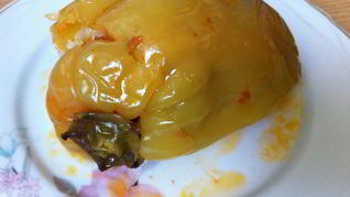 Перец фаршированный грибами