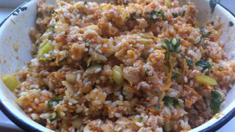 перец фаршированный грибами