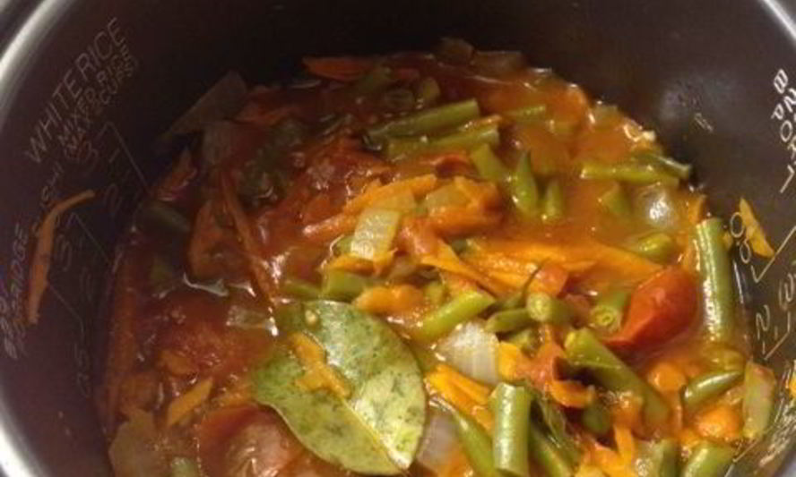 Рецепт стручковая фасоль в томатном соусе в мультиварке