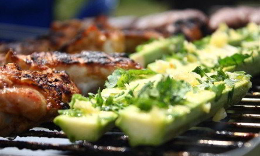 Рецепт цукини на гриле с мятой, чесноком и лимоном