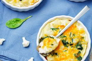 Цветная капуста под соусом бешамель