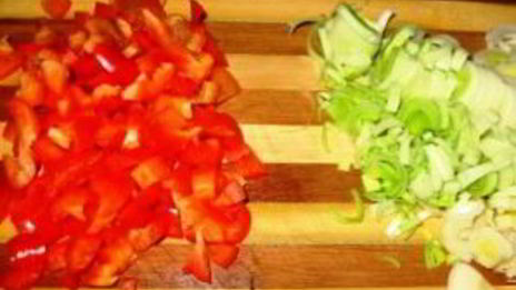 цветная капуста с овощами в духовке