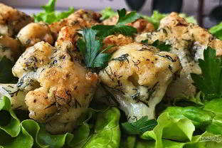 Цветная капуста в нежном кляре