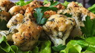 Цветная капуста в нежном кляре