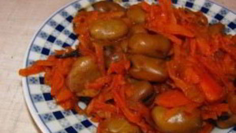 тушеные бобы