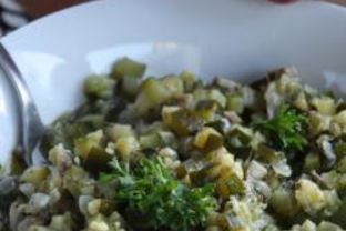 Тушеные кабачки с грибами