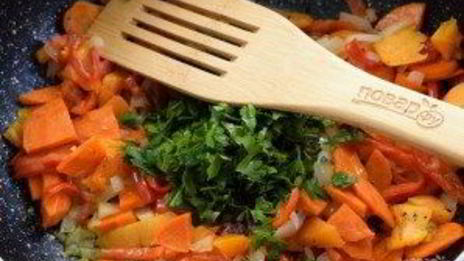 тыква фаршированная мясом и овощами