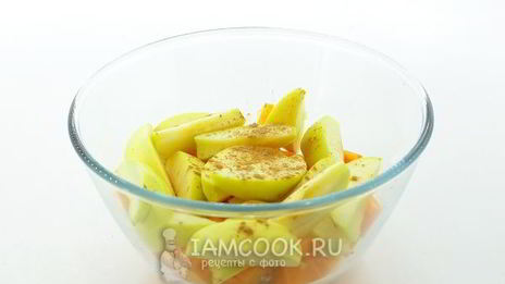 тыква в духовке с медом