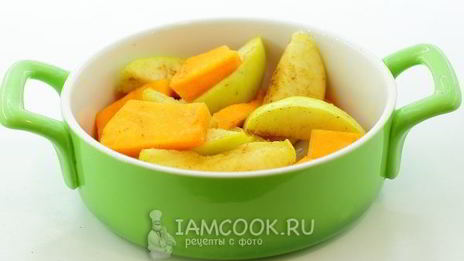 тыква в духовке с медом