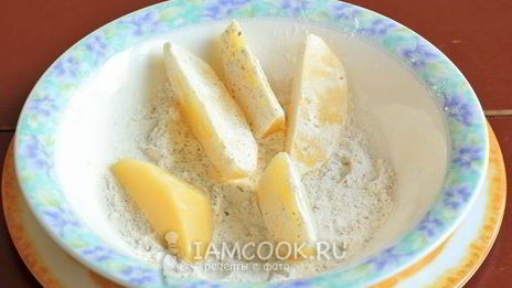 вареная картошка, запеченная в духовке