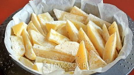 вареная картошка, запеченная в духовке