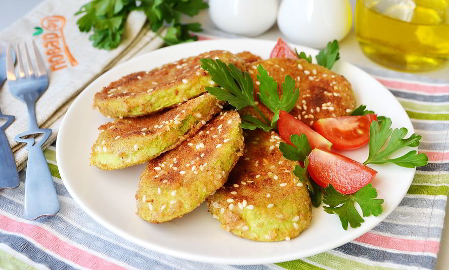 Рецепт вегетарианские отбивные из кабачков