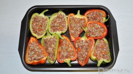 запеченный фаршированный перец