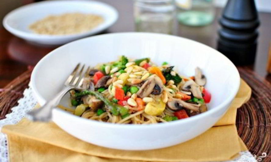 Рецепт запеченные овощи с грибами в духовке