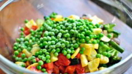 запеченные овощи с грибами в духовке