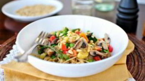 запеченные овощи с грибами в духовке