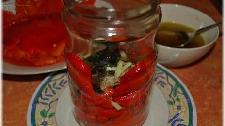 запеченые перцы в маринаде