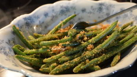 зеленая фасоль с итальянским вкусом
