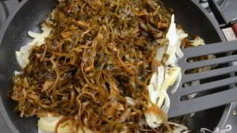 жареная морская капуста