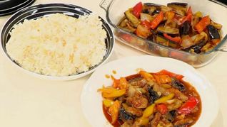 Жареные баклажаны в соусе по-китайски