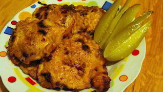 Биточки печеночные в пикантно-остром кляре