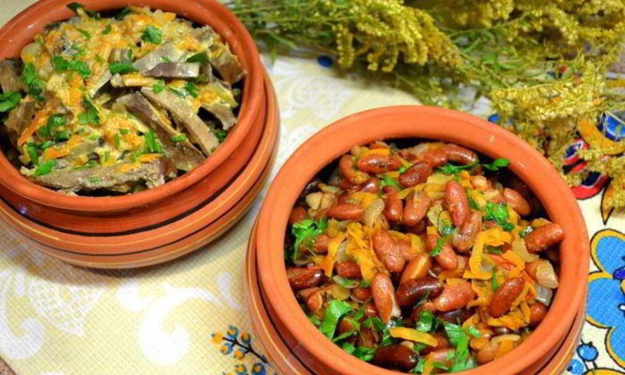 Рецепт фасоль и печень свиная