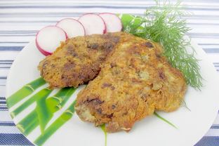 Говяжья печень в кляре жареная