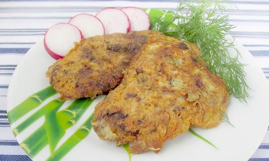 Рецепт говяжья печень в кляре жареная