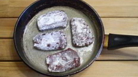 жареная говяжья печень