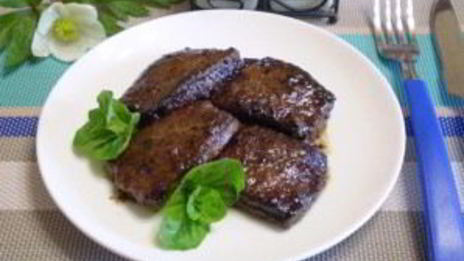 жареная говяжья печень