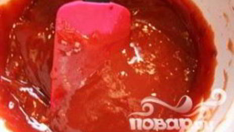 говяжья печенка в стиле барбекю