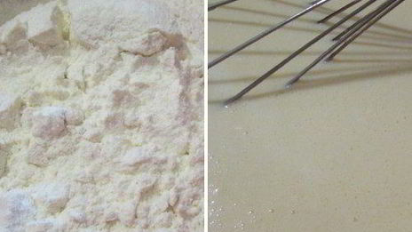 креспелле с печенью, нутом и помидорами черри