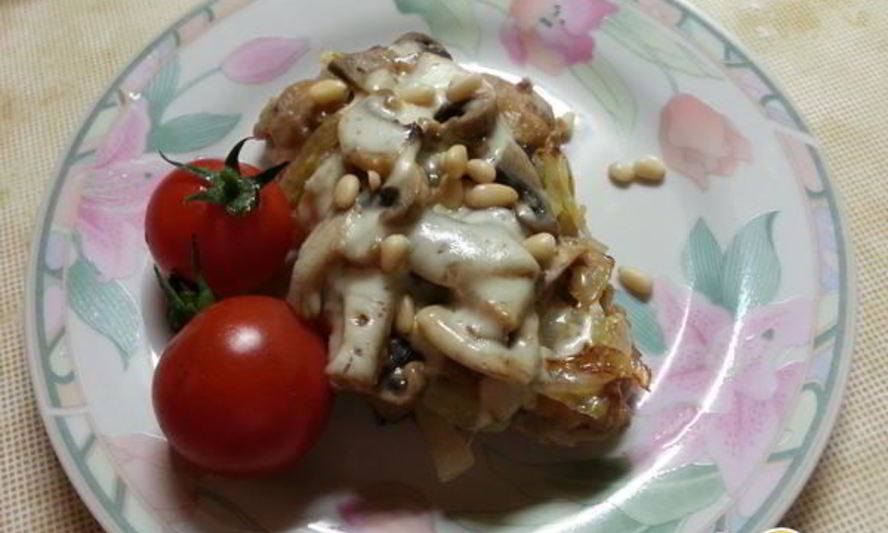 Рецепт куриная печень под шапкой