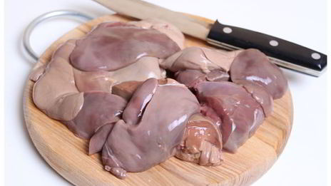 куриная печень тушеная с ревенем