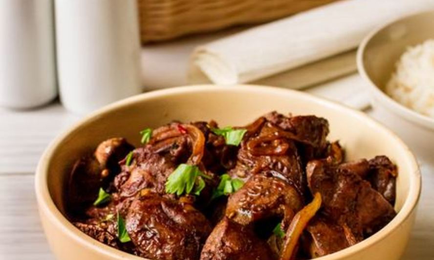 Рецепт куриная печень в азиатском стиле