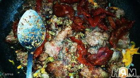 куриная печень в белом вине