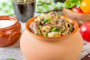 Куриная печень, жареная с яйцом