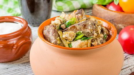 куриная печень, жареная с яйцом