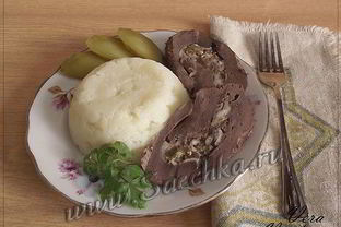 Печень фаршированная
