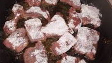 печень говяжья тушеная с грибами