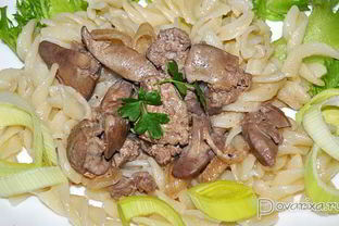 Печень куриная в сметане